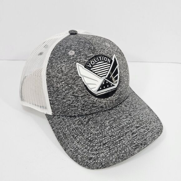 Volition America Legacy Hat Grey/White One Size New - Picture 1 of 6